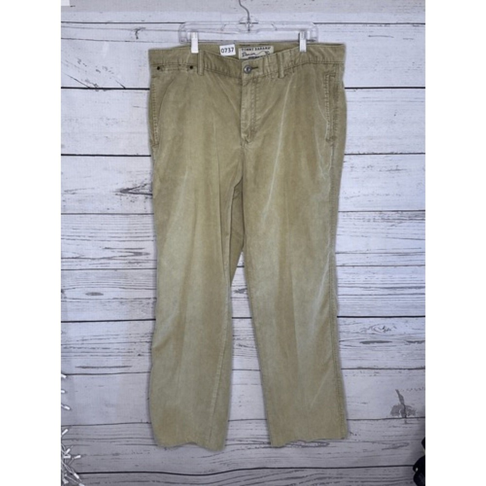 Tommy Bahama Denim Beige Straight Leg Relax Corduroy‎ Pants Men 38/34 China